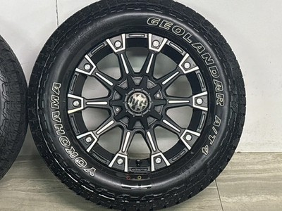 JDM Used CRIMSON 4-Wheel Set 17x7.0J +35 PCD xxx 245/65R17 111H tire (No Tires) - 画像 (7)
