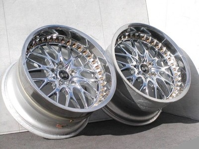 JDM Ultra-deep rims WORK LeZacks Mesh 10J +33 2Book S13 S14 S15 180SX No Tires