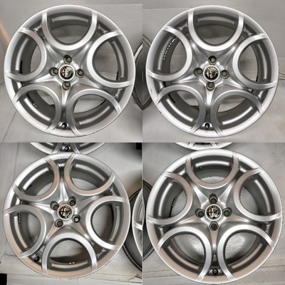 JDM Pre-designated high-class Rare 17x7J ALFA ROMEO Mito genuine 4whee (No Tires) - 画像 (2)