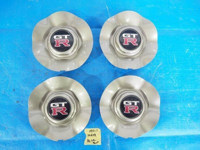 JDM BNR34 Skyline Genuine Wheel Center Cap 4-Individual Set NISSAN GTR No Tires