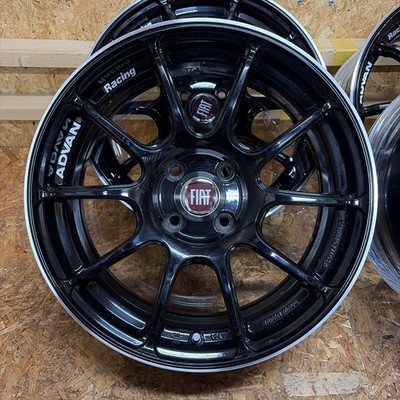 JDM Rare SizeAdvanRZLightweight166.5J+3598/4-holeFiat 500 Abarth Stree No Tires - Image 2