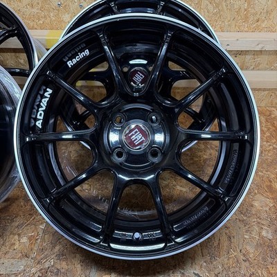 JDM Rare SizeAdvanRZLightweight166.5J+3598/4-holeFiat 500 Abarth Stree No Tires - Image 4