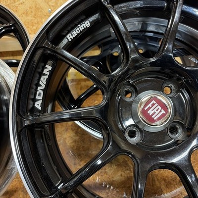 JDM Rare SizeAdvanRZLightweight166.5J+3598/4-holeFiat 500 Abarth Stree No Tires - Image 5