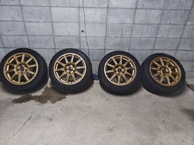 JDM Subaru WRX STI genuine BBS wheel 4-piece set (No Tires)