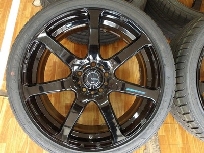 JDM O Delivery WEDS Leonis Navia 07 19 5H114.3 8J+45 245/35R19 WRX S4 No Tires - Image 2