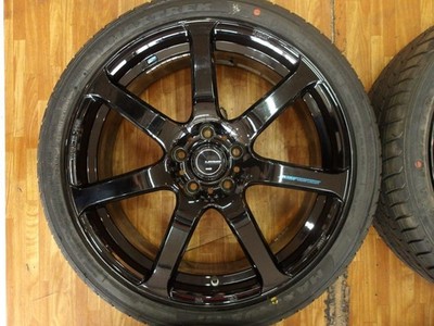 JDM O Delivery WEDS Leonis Navia 07 19 5H114.3 8J+45 245/35R19 WRX S4 No Tires - Image 5