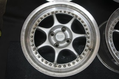 JDM Rare Enkei Racing S 17x8J +32 PCD114.3 4-hole wheels (No Tires) - 画像 (2)