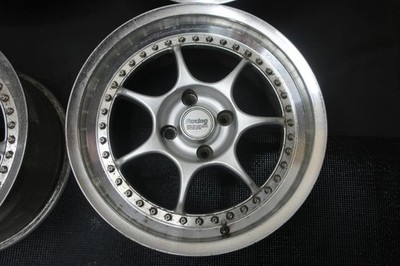 JDM Rare Enkei Racing S 17x8J +32 PCD114.3 4-hole wheels (No Tires) - 画像 (4)