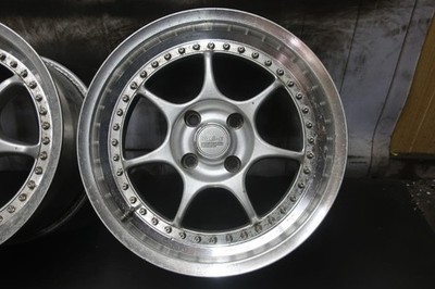 JDM Rare Enkei Racing S 17x8J +32 PCD114.3 4-hole wheels (No Tires) - 画像 (5)