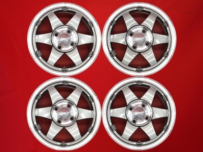 JDM Out of print rare CARVING HEAD BOMBER wheels used 4-book 5J 14-hol No Tires