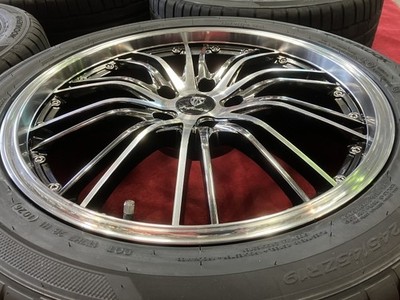 JDM Alphard/Vellfire Trafficstar Fr/Rr 8.0J-19+42 114.3 5H 73Φ Hancock No Tires - Image 5