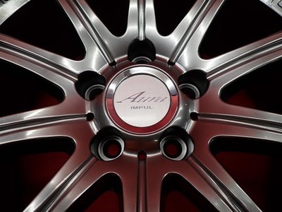 JDM Rare IMPUL Aura SX10 Used Wheels 4-Wheel Set 8.5J 19PCD114.3 5 Holes +45 (No Tires) - 画像 (9)