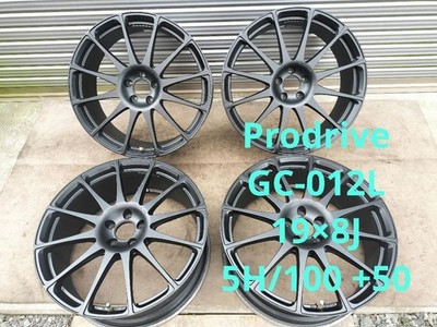 JDM Prodry GC-012L 19x8J 5H/100 +50 Matte Black Painted (No Tires)