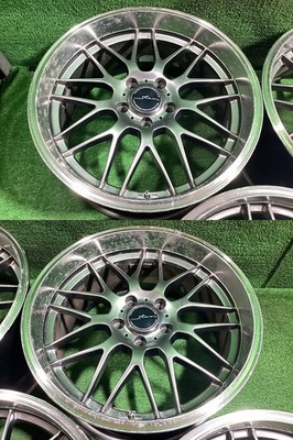 JDM HINODEX stern 18-inch aluminum wheels 8J/9J +45/+45 offset 5H PCD No Tires - Image 2