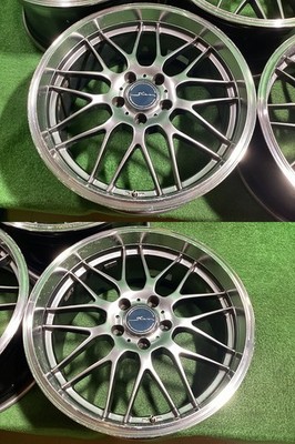 JDM HINODEX stern 18-inch aluminum wheels 8J/9J +45/+45 offset 5H PCD No Tires - Image 3