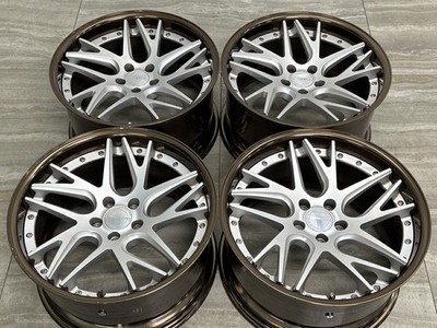 JDM Used WORK 4-Wheel Set 19x10.0J +32 PCD 112 Wheels only (No Tires) - 画像 (2)