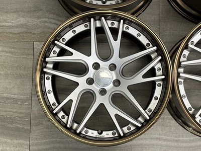JDM Used WORK 4-Wheel Set 19x10.0J +32 PCD 112 Wheels only (No Tires) - 画像 (4)