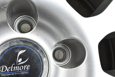 JDM Used aftermarket wheel set 4-piece set 18x7.5J +36 PCD 114.3 2 (No Tires) - 画像 (9)