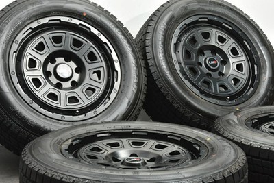 JDM Used Rare Meister wheel set 4-piece set 18x8.0J +25 PCD 139.7 (No Tires) - 画像 (3)