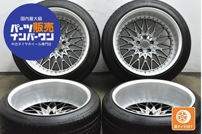 JDM Used WORK 4-Wheel Set 2011. 20x5J -67 20x13.5J -79 PCD 120 265/ (No Tires)