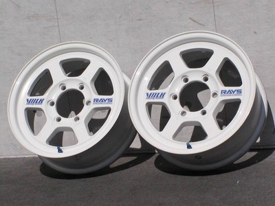 JDM Discontinued RAYS TE37X 6.5J+32 139.7-6H 4-wheel drive for Toyota No Tires - Image 2