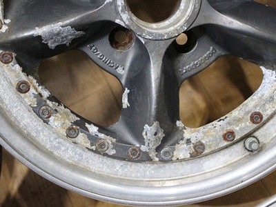JDM Used rare Pana Sports G7 3-piece wheels 16x7J+28 16x8J+30 PCD114.3 No Tires - Image 7