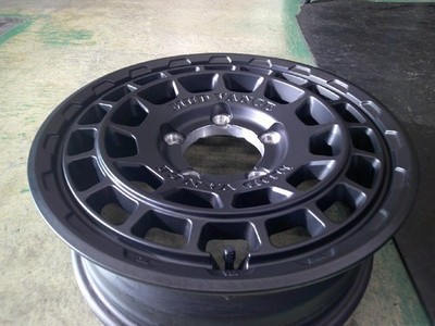 JDM Weds Madvance X typeF 16x5.5J +22 PCD139.7 5H Jimny AZ Off-Road<br No Tires - Image 3