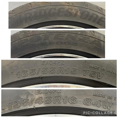 JDM Nothing Limited S660 JW5 Wheels and Tires Included 4-Wheel Set 165/55R15 (No Tires) - 画像 (3)