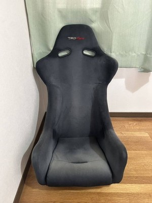 JDM TRD carbon full bucket seat full bucket no damage cable ae86 supra (No Tires)