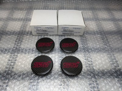 JDM SUBARU STI Rays Center Cap Carbon 4 Individual Set Out of Producti No Tires