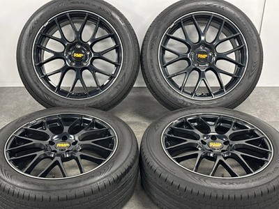 JDM Used MID 4-Wheel Set 197.5J19+48 PCD 114.3 225/55R19 103H Dunlop tir (No Tires) - 画像 (2)