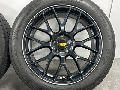 JDM Used MID 4-Wheel Set 197.5J19+48 PCD 114.3 225/55R19 103H Dunlop tir (No Tires) - 画像 (7)