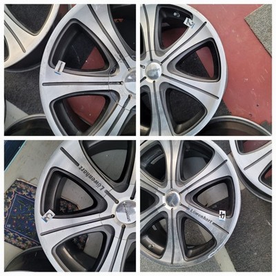 JDM Lowenhart LD6-LX aluminum wheels 19-inch 8J +45 PCD 114.3 wheel on No Tires - Image 6