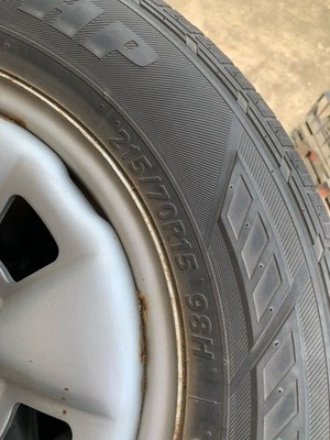 JDM 215/70R15 Toyota Hilux Wheel 4-Book Set Tires Included Center Caps No Tires - Image 3
