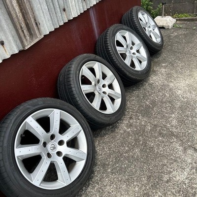 JDM NISSAN 17-inch aluminum wheels and tires 4-Wheel Set for Fairlady Z (No Tires)