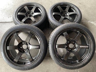 JDM RAYS TE37SAGA S-Plus 18-inch 9.5J +38 5H114.3 continental DWS06 Pl No Tires