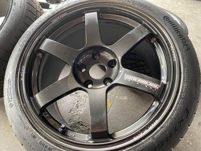 JDM RAYS TE37SAGA S-Plus 18-inch 9.5J +38 5H114.3 continental DWS06 Pl No Tires - Image 3