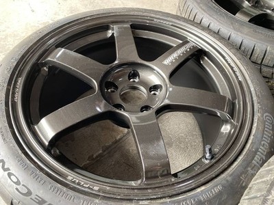 JDM RAYS TE37SAGA S-Plus 18-inch 9.5J +38 5H114.3 continental DWS06 Pl No Tires - Image 4