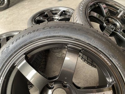 JDM RAYS TE37SAGA S-Plus 18-inch 9.5J +38 5H114.3 continental DWS06 Pl No Tires - Image 9