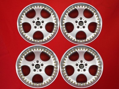JDM WORK work VS SD used wheel 4-Wheel Set 8/9J 18PCD114.3 5 holes +38 hub 7 (No Tires)