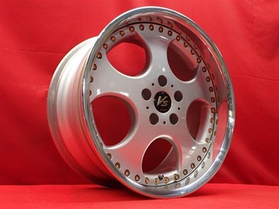 JDM WORK work VS SD used wheel 4-Wheel Set 8/9J 18PCD114.3 5 holes +38 hub 7 (No Tires) - 画像 (3)