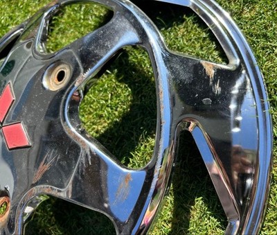 JDM Mitsubishi Canter/Fighter Genuine Chrome Wheel Caps Set of 2 (No Tires) - 画像 (7)