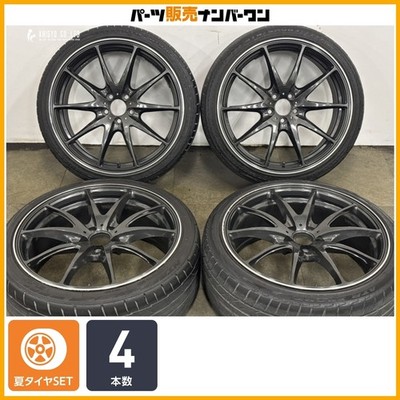 JDM For replacement RAYS Volk Racing G25 18in 7.5J +48 PCD100 Nitto/AT No Tires