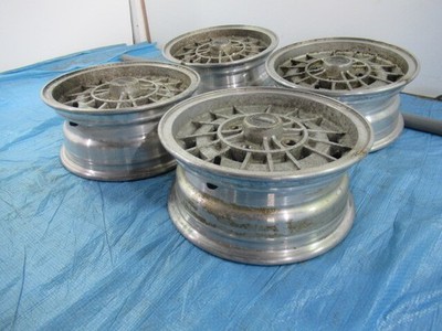 JDM Rare aluminum wheels for classic cars: Mazda RX-7 Savanna SA22C 13 No Tires - Image 2