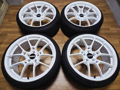 JDM 199.5J +38 PCD114.3 RAYS G025 limited color DW White Super deep tr No Tires