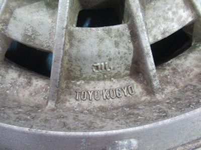 JDM Rare aluminum wheels for classic cars: Mazda RX-7 Savanna SA22C 13 No Tires - Image 8
