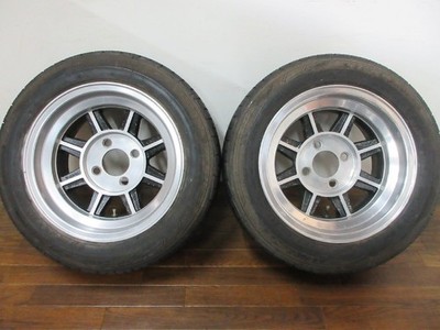 JDM ・2-Wheel Set Hayashi Street 14in7J-6 4-hole PCD114.3 FK Ziex 185/60 (No Tires)