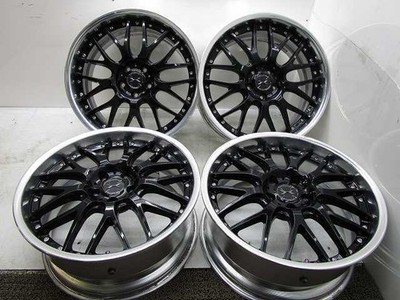 JDM 19Weds Maverick 8.5J+48 112 Mercedes-Benz Deep Rim Used Aluminum W No Tires - Image 2