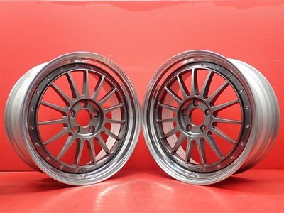 JDM 2-piece set of aftermarket used wheels: SSR Professor TF1 Professo No Tires - Image 3