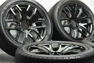 JDM Used RAYS 4-Wheel Set 20x8.5J +22 PCD 139.7 265/50R20 111V wit (No Tires) - 画像 (3)